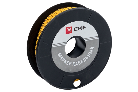 Маркер кабельный 1,5 мм2 '4' (1000 шт.) (ЕС-0) EKF PROxima