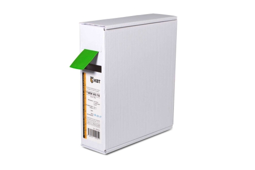 Термоусадочные цветные трубки в компактной упаковке Т-бокс Т-BOX-16/8 (зел) (™КВТ)
