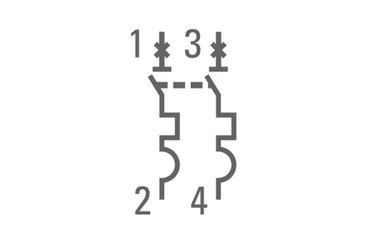 Автоматический выключатель 2P 20А (C) 4,5kA ВА 47-63 EKF PROxima