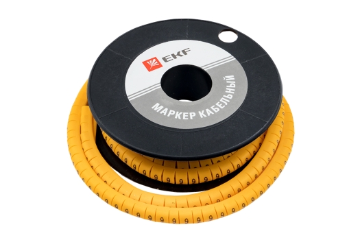 Маркер кабельный 4,0 мм2 '9' (500 шт.) (ЕС-2) EKF PROxima