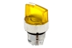 Исполнительный механизм переключателя ХB4 желтый на 3 положения с фиксацией, с подсветкой с короткой ручкой EKF PROxima