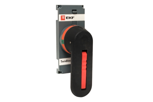 Рукоятка управления для прямой установки на рубильники реверсивные (I-0-II) TwinBlock 315-400А EKF