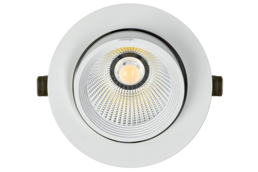 LIGHTING PRO Светильник светодиодный коленчатый ДВО 1822 35Вт 4000К IP20 круг белый IEK