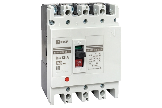 Выключатель автоматический ВА-99М 100/125А 4P 5In 35кА EKF PROxima (6шт)