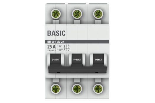 Выключатель нагрузки 3P 25А ВН-29 Basic