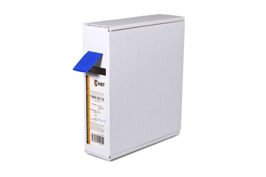 Термоусадочные цветные трубки в компактной упаковке Т-бокс Т-BOX-4/2 (син) (™КВТ)