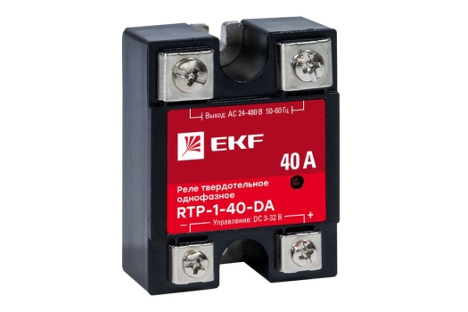 Реле твердотельное однофазное RTP-40-DA EKF PROxima