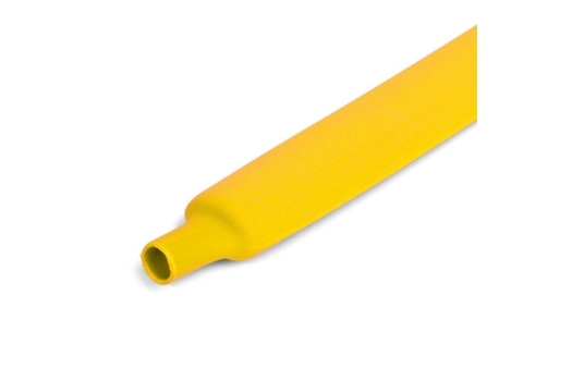 Цветные термоусадочные трубки с коэффициентом усадки 2:1 ТУТнг-30/15 желтая (™КВТ) (метр)