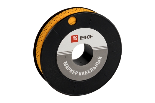 Маркер кабельный 2,5 мм2 "L" (1000 шт.) (ЕС-1) EKF PROxima (200уп)