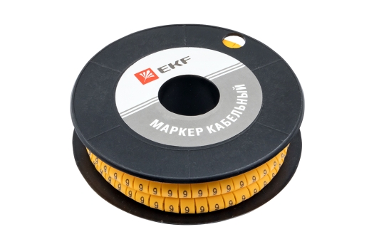 Маркер кабельный 1,5 мм2 '9' (1000 шт.) (ЕС-0) EKF PROxima