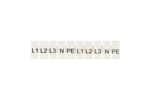 Маркеры для JXB-ST 4 с символами 'L1, L2, L3, N, PE' (100 шт.) EKF PROxima