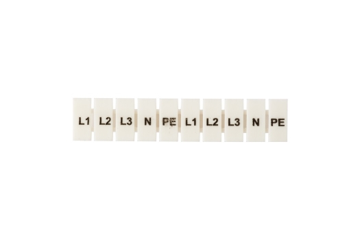 Маркеры для JXB-ST 2,5 с символами 'L1, L2, L3, N, PE' (100 шт.) EKF PROxima
