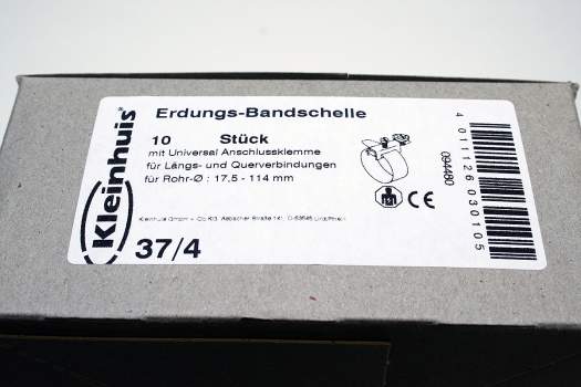 Хомут заземления труб, d = 17,5 - 114 мм (Германия)
