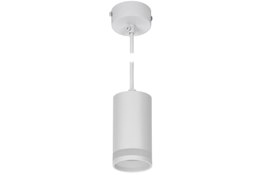 LIGHTING Светильник 4007 подвесной под лампу GU10 белый IEK