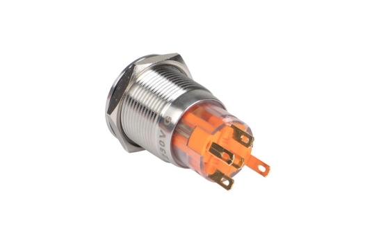 Кнопка S-Pro67 19 мм с фикс. с красной подсв. 24В EKF PROxima
