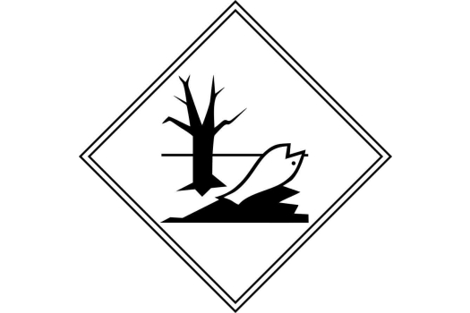 Знак "Вещество опасное для окружающей среды" 250х250 мм, пленка самоклеящаяся EKF (100шт)