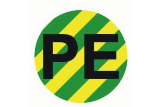 Наклейка "PE" d=20мм EKF PROxima (100шт)