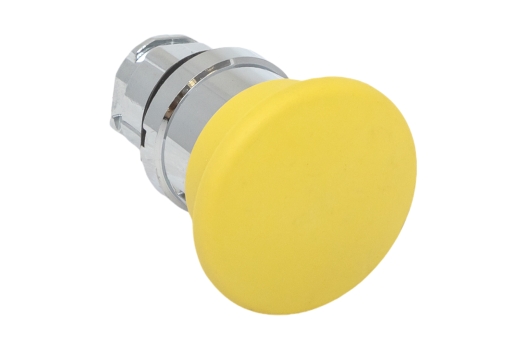 Исполнительный механизм кнопки XB4 "Грибок" желтый возвратный без фиксации без подсветки EKF PROxima (400шт)