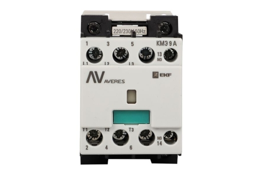 Контактор КМЭ 9А 1NO 230В АС EKF AVERES