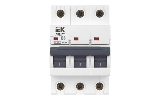 ARMAT Автоматический выключатель M10N 3P B 6А IEK