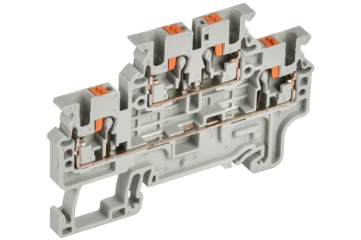 Колодка клеммная CP-ML двухуровневая 2,5мм2 серая IEK
