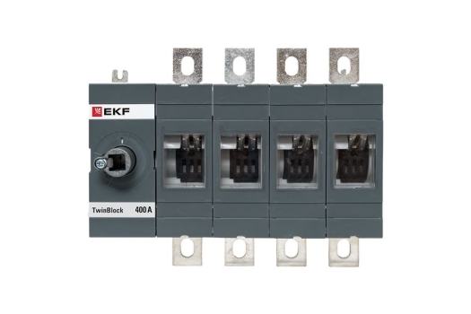 Рубильник 400A 4P без рукоятки управления TwinBlock EKF