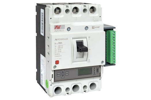 Автоматический выключатель AV POWER-2/3 250А 50kA ETU6.2 EKF AVERES