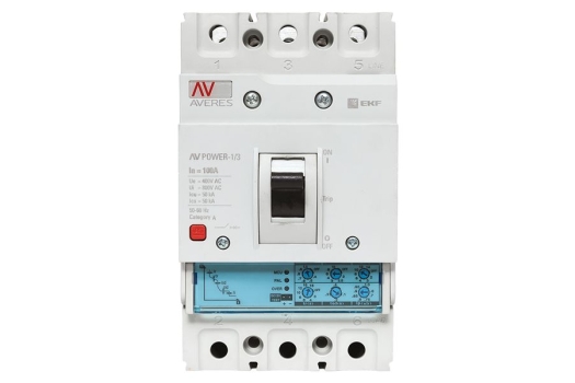 Автоматический выключатель AV POWER-1/3 100А 50kA ETU2.0 EKF AVERES