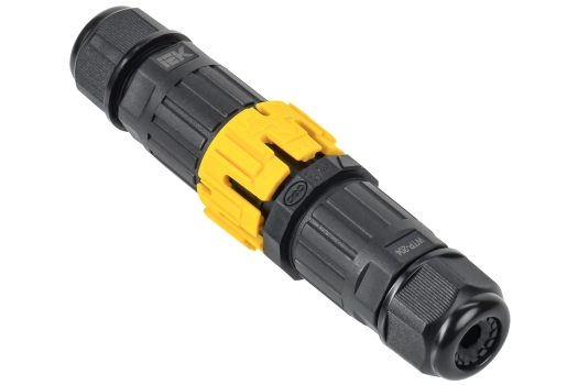Коннектор кабельный герметичный WTP-204 3 PIN IP68 IEK