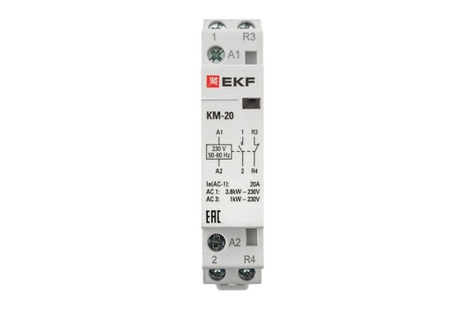 Контактор модульный КМ 20А NО+NC (1 мод.) EKF PROxima