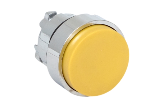 Исполнительный механизм кнопки XB4 желтый выпирающая возвратный без фиксации, без подсветки EKF PROxima (400шт)