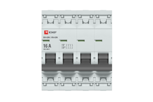 Выключатель нагрузки 4P 16А ВН-63N EKF PROxima