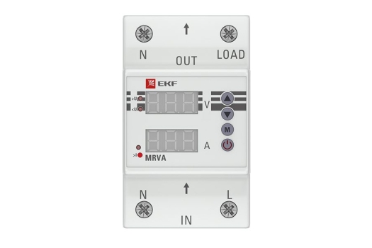 Реле напряжения и тока с дисплеем MRVA 40A EKF PROxima