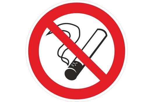 Наклейка &quot;Запрещается курить&quot; P01 (200х200мм.) EKF PROxima (200шт)