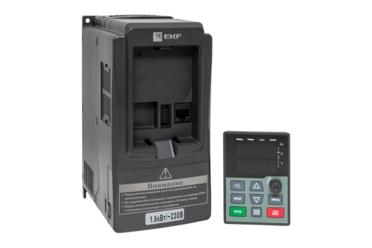 Преобразователь частоты 1,5/2,2кВт 1х230В VECTOR-100 EKF PROxima