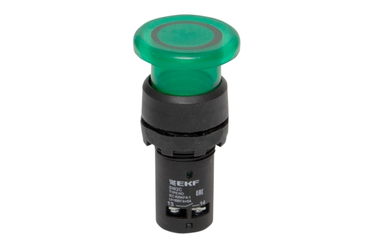 Кнопка SW2C-MD зеленая с подсветкой NO EKF PROxima (10шт)