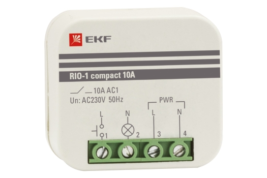 Импульсное реле RIO-1 compact 10А EKF PROxima