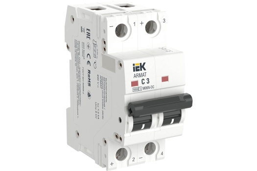 ARMAT Автоматический выключатель M06N-DC 2P C 3А IEK