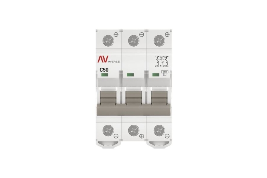 Выключатель автоматический AV-6 DC 3P 50A (C) 6kA EKF AVERES