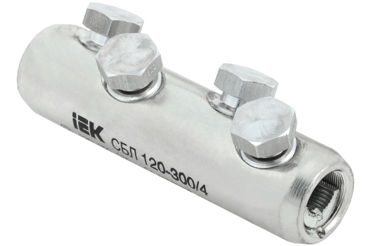 Соединитель болтовой луженый СБЛ 120-300/4 35кВ IEK