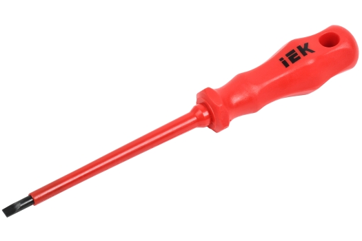 Отвертка шлицевая PROFI 5,5х125мм 1000В IEK