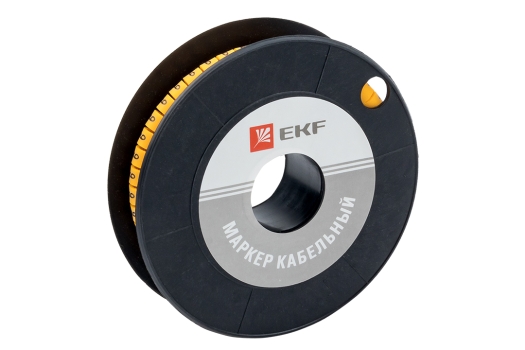Маркер кабельный 2,5 мм2 "9" (1000 шт.) (ЕС-1) EKF PROxima (200уп)