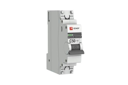 Автоматический выключатель 1P 50А (C) 6кА ВА 47-63 DC EKF PROxima (120шт)