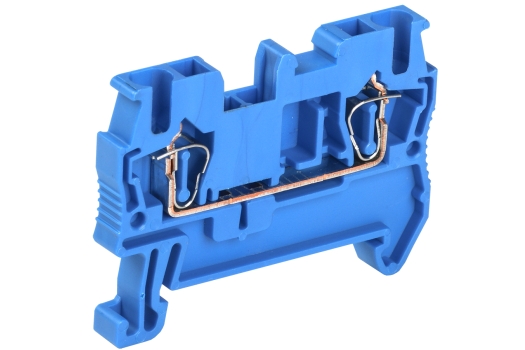 Клемма пружинная КПИ 2в-2,5 31А синяя IEK