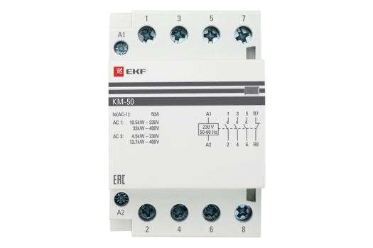 Контактор модульный КМ 50А 3NО+NC (3 мод.) EKF PROxima