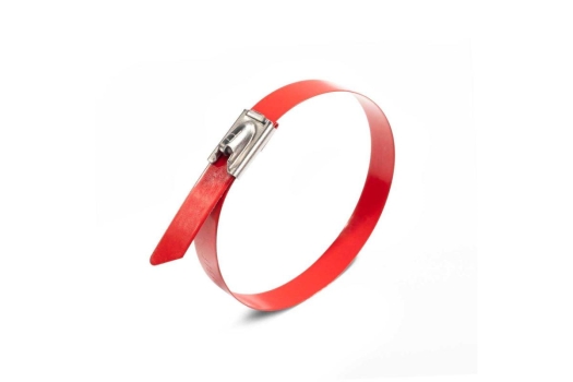 Стяжка стальная СКС-П (316) 7.9х350 (красн) (Fortisflex)