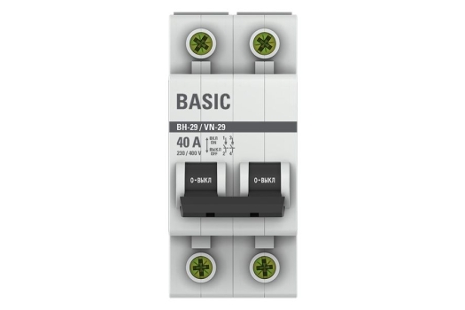 Выключатель нагрузки 2P 40А ВН-29 Basic