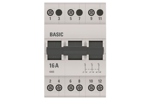 Трехпозиционный переключатель 3P 16А Basic