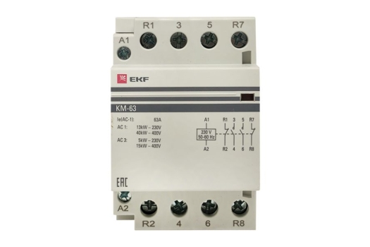 Контактор модульный КМ 63А 2NО+2NC (3 мод.) EKF PROxima