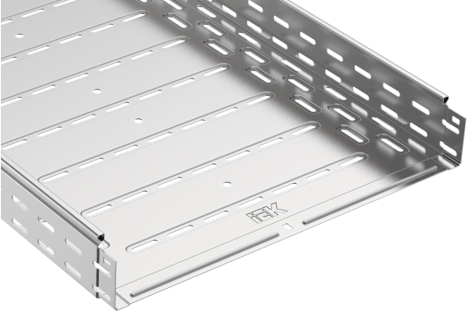 ESCA Лоток перфорированный 80х400х3000 RAL 9016 IEK